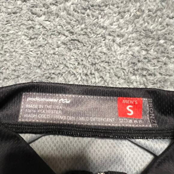 Podiumwear Cycle Jersey Shirt Mens Small Performance Cycling Pocket - Picture 5 of 5